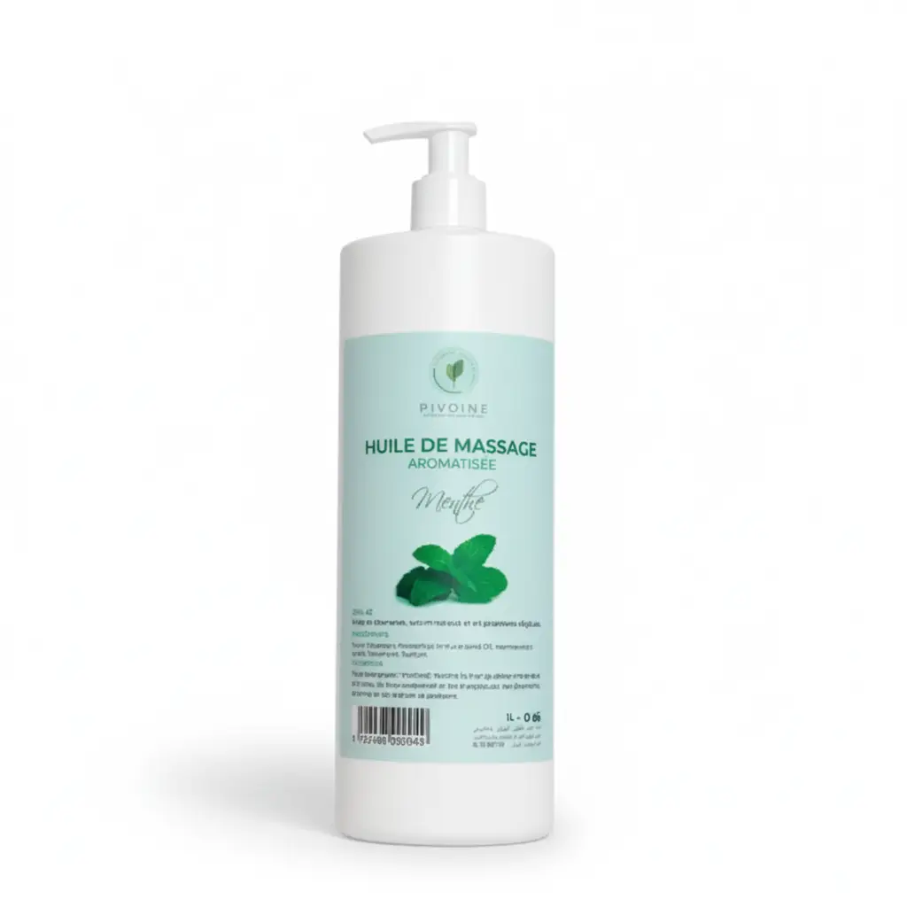 HUILE DE MASSAGE AROMATISE MENTHE 1000 ML