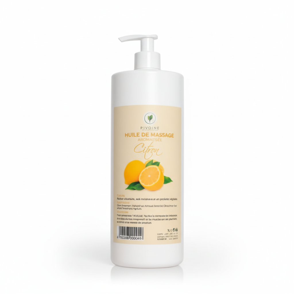 Huile De Massage Aromatise Citron 250 M