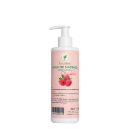 HUILE DE MASSAGE AROMATISE FRAMBOISE 250 ML