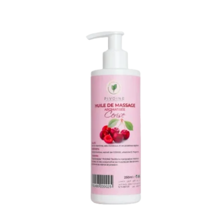 Huile de massage aromatisée cerise