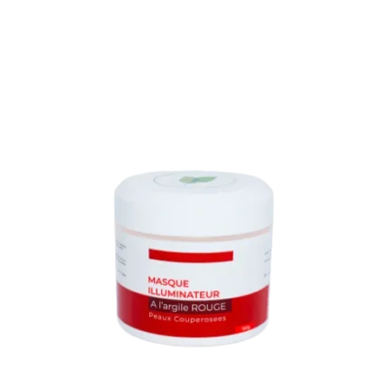 Masque Illuminateur a l'argile rouge