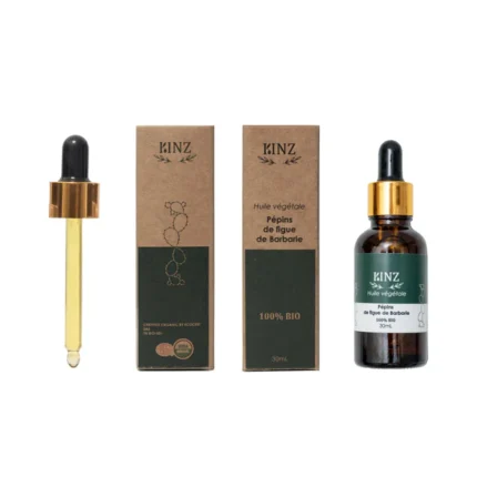 Huile de Pépins de Figue de Barbarie biologique 30ml | Kinz